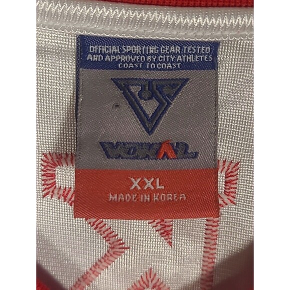 Vtg Vokal Basketball Jersey Mens XXL White Red Embroidered Hip Hop Nelly Y2K - Picture 3 of 6